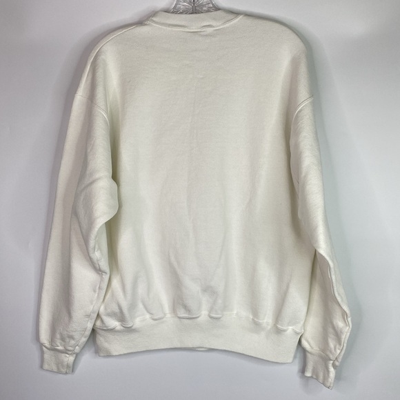 Vintage Hanes UW Badgers Rose Bowl 1994 White Crewneck Sweatshirt XL - Picture 5 of 10